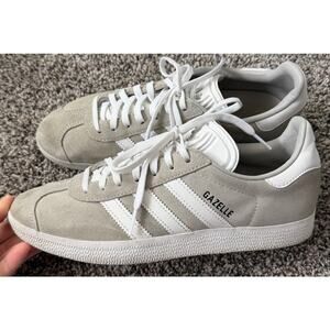Adidas Gazelle grey/white suede women's size 8.5